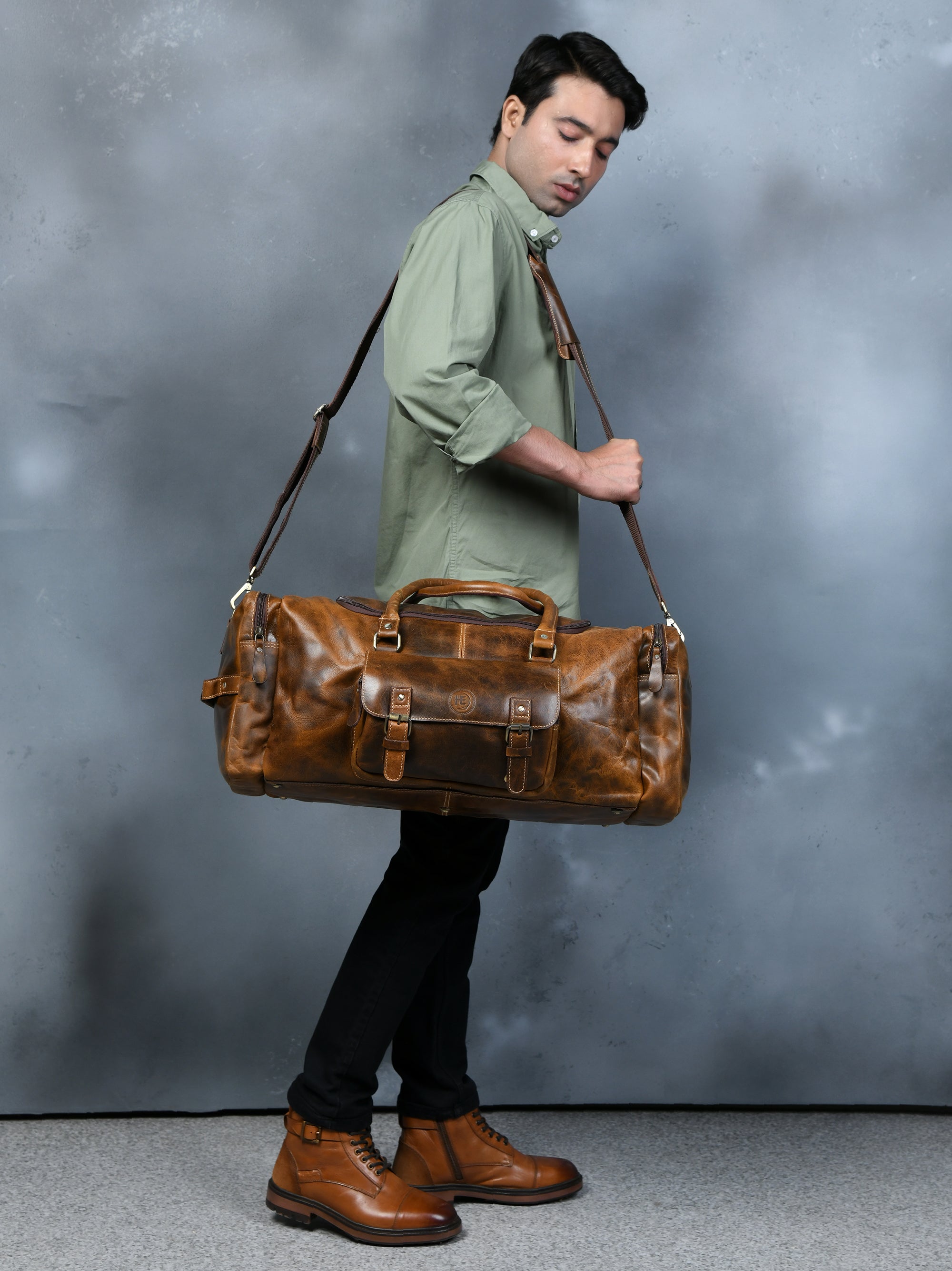 Nomad Heritage Leather Duffel Bag
